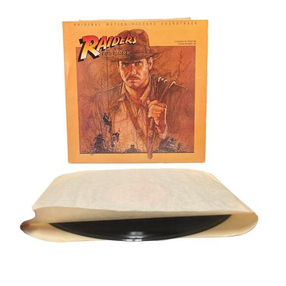RAIDERS OF THE LOST ARK - ORIGINAL MOTION PICTURE SOUNDTRACK - VINYL RECORD 1981 - Picture 3 of 6